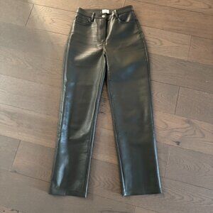 Aritzia Wilfred Leather Pants